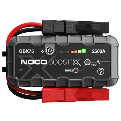 Oferta limitada: NOCO Boost X GBX75: Arrancador de Batería de Litio de 2500A UltraSafe – Antichispas y Protección contra Polaridad Inversa – Power Bank USB y Linterna LED – para Motores de Gasolina 8,5L y Diésel 6,5L de 224.12 € a 224.12 € (ahorro 0.00%)