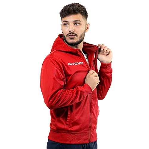 Limited offer: Givova Men's Ma024-12m Sweatshirt, red, M from 32.28 EUR to 32.28 EUR (save 0%)