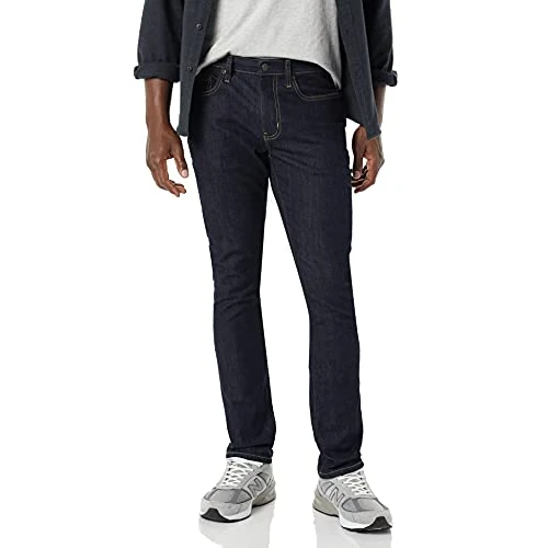 Limited offer: Amazon Essentials Men's Skinny-fit High Stretch Jean - Discontinued Colors, Rinsed, 38W x 32L from 14.33 EUR to 14.33 EUR (save 0%)