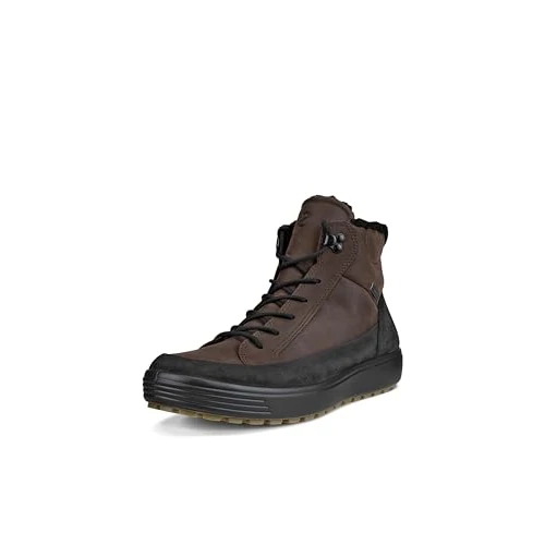 Offerta a tempo: ECCO Soft 7 Tred, Stivali, Uomo, Nero/Marrone (Mocha), 39 EU - 51% da 200.00 € a 98.00 €