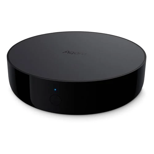 Zeitlich begrenztes Angebot: Aqara Hub M2 EU/Kontrollzentrum/Smart Home Gateway Center mit HomeKit/WiFi/Ethernet/IR/schwarz von 56.99 € auf 52.99 € (7% Rabatt)