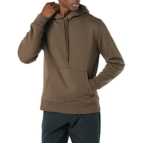 Limited-time offer: Amazon Essentials Men's Pullover Sweatshirt Hoodie (Available in Big & Tall), Medium Brown, XS from 13.34 £ to 11.34 £ (save 15%)