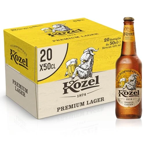 Offerta a tempo: Kozel Premium Lager - 20 Bottiglie x 500ml — 38% da 31,99 € a 19,80 €