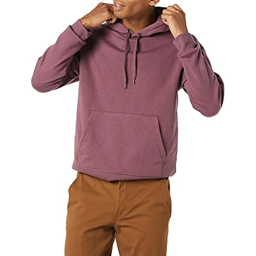 Limited-time offer: Amazon Essentials Men's Pullover Sweatshirt Hoodie (Available in Big & Tall), Grape, XS from 13.10 £ to 6.42 £ (save 51%)