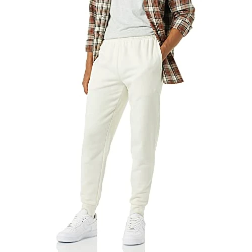Offerta a tempo: Amazon Essentials Pantaloni Sportivi in Pile, vestibilità Comoda Uomo, Crema, XL - 15% da 17.60 € a 14.99 €