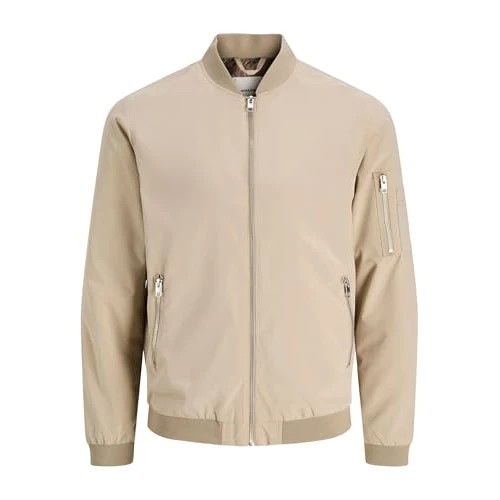 Oferta limitada: JACK & JONES Jjerush Bomber Noos Chaqueta, Vajilla, XS para Hombre de 49.99 € a 21.44 € (ahorro 57%)