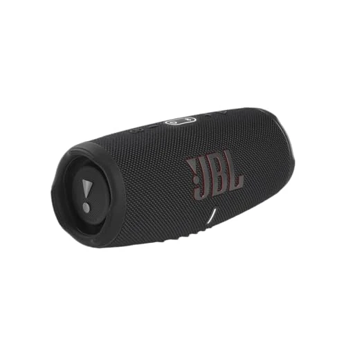 JBL Głośnik Bluetooth Charge 5, czas pracy baterii do 20 godzin, wodoodporny i pyłoszczelny, czarny, JBLCHARGE5BLK