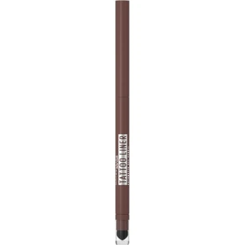 Offerta a tempo: Maybelline New York Matita Occhi in Gel Sfumabile, Effetto Smokey Eyes, Tenuta Fino a 36H, Formula Waterproof a Prova di Sbavature, Tattoo Liner Automatic Gel Pencil, Tonalità: Brown Haze - 40% da 9.95 € a 6.00 €