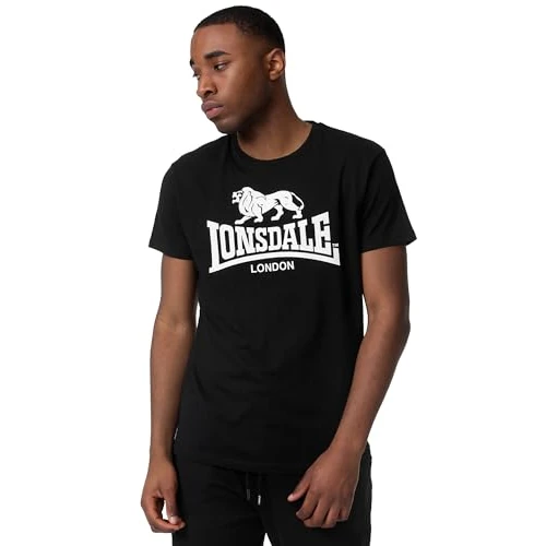 Limited-time offer: Lonsdale Men's St Erney T-Shirt Black from 11.70 £ to 11.70 £ (save 0.00%)