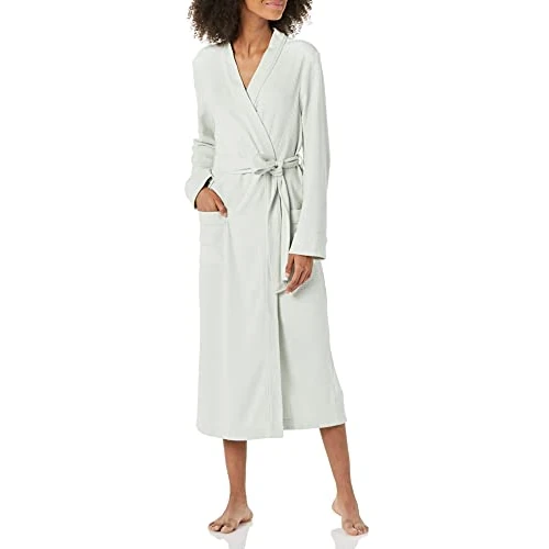 Zeitlich begrenztes Angebot: Amazon Essentials Damen Leichter Waffel-Bademantel, Lang (Erhältlich In Übergröße), Jadegrün, XXL von 27.50 € auf 27.50 € (0.00% Rabatt)