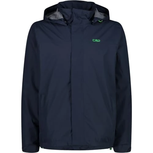 CMP - Veste homme à capuche avec boutons pression, Noir Bleu, 52