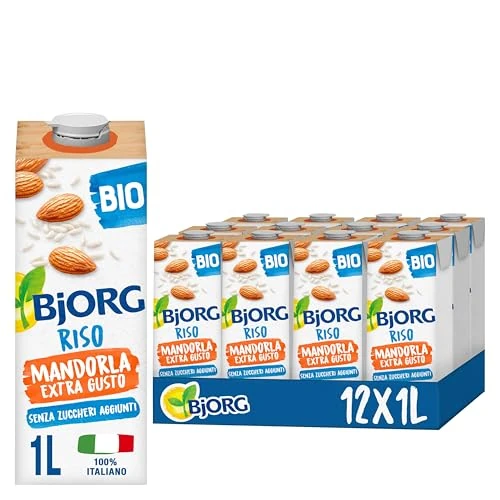 Offerta a tempo: BJORG Bevanda Riso e Mandorla Biologica 12x1L - 0.00% da 39.93 € a 39.93 €