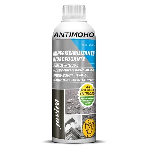 Wasserabweisende Imprägnierung von Fassaden A, Dächern, Fliesen, Beton, Terrassen, Dächern. Totaler Schutz gegen Schmutz und wasserabweisend A. Transparent und unsichtbar. (1 Liter)