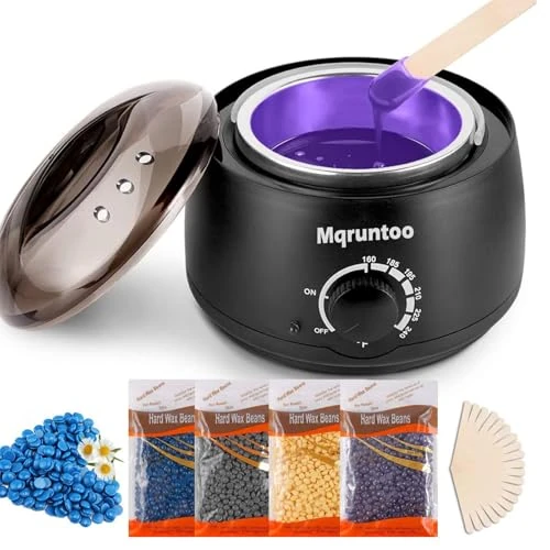 Offerta a tempo: Scaldacera Professionali Scalda Cera Fornello Elettrico Kit Depilazione Barattolo Ceretta Brasiliana Con 4 Sacchetti Da Cera 10 Spatole Di Legno Indolore Usato A CASA Di Qualità Da Salone Pot 500ml - 0.00% da 35.99 € a 35.99 €