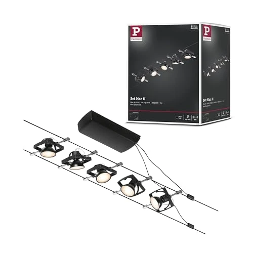 Oferta limitada: Paulmann Set Mac II Sistema de Cableado, Corduo, Corriente Continua, Máx. 5x10 W, Bombilla Tipo GU5,3, Sistema de Cableado, Bombilla No Incluida, Cable de Plástico, Color Cromado Mate, 94434 de 119.90 EUR a 119.90 EUR (ahorro 0%)