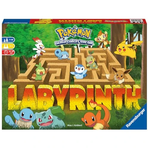 Limitiertes Angebot: Ravensburger 26949 - Pokémon Labyrinth - Familienspiel für 2-4 Spieler ab 7 Jahren von 36.99 EUR auf 23.37 EUR (Spare 37%)