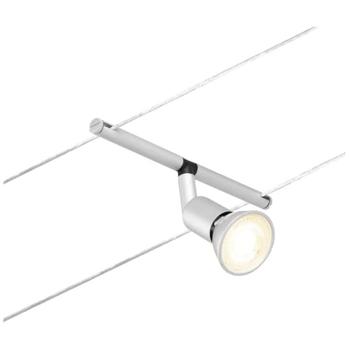 Oferta limitada: Paulmann Sistema de Cableado Spot Salt, Corduo, Corriente Continua, Máx. 10 W, Bombilla Tipo GU5,3, Sistema de Cableado, Bombillas No Incluidas, Material Plástico, Color Cromado Mate, 94431 de 18.66 EUR a 18.66 EUR (ahorro 0%)