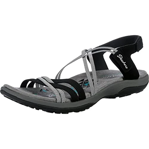 Oferta limitada: Skechers Reggae Slim–Takes Two 163112-BKCC, Womens sandals, black, 40 EU de 49.45 € a 39.86 € (ahorro 19.39%)
