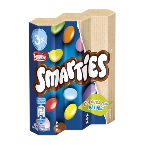 Offerta a tempo: SMARTIES Confetti ripieni di Cioccolato al Latte, 3 Tubi da 34g (102g) - 31% da 2.99 € a 2.07 €