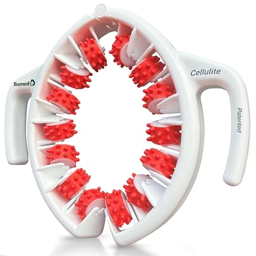 TESMED Masajeador Anticelulítico Reductor – Rodillo Anticelulítico y Reafirmante Potente para Celulitis en Piernas, Glúteos y Muslos – Patentado - Fabricado en Italia