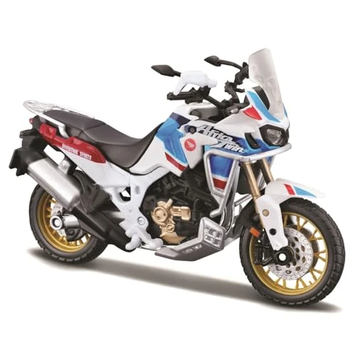 Limited-time offer: Bburago HONDA AFRICA TWIN ADVENTURE Motorbike- 1:18 Scale - Incredibly Detailed Die-Cast Replica Collectible Motorcycle Model, White from 6.99 GBP to 6.99 GBP (save 0%)
