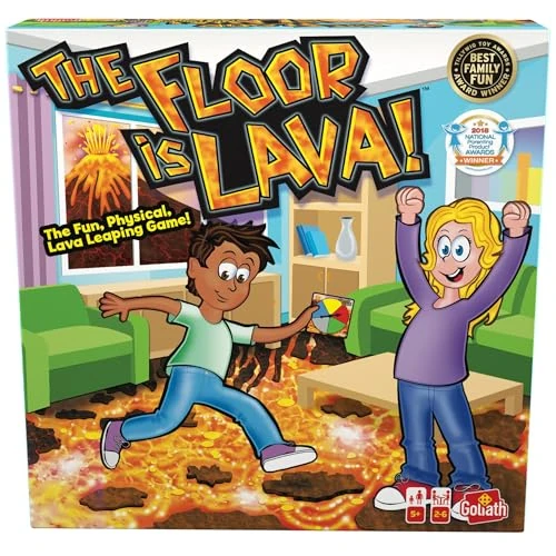 Offerta a tempo: Goliath - THE FLOOR IS LAVA! - Gioco Interattivo per Bambini e Adulti - Stimola l'Attività Fisica e l'Immaginazione - Da 2 a 6 Giocatori - Dai 5 Anni in Su - Divertente e Coinvolgente - Multilingue - 20% da 24.99 € a 19.90 €