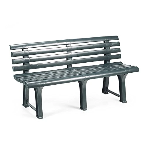 Dmora Ławka zewnętrzna, wyprodukowano we Włoszech, 145x49x74 cm, kolor zielony