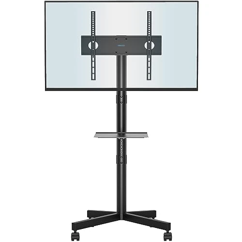 Oferta limitada: BONTEC Soporte TV Ruedas para Televisión de 23 a 60 Pulgadas, Soporte de Pie para TV Móvil con Estante para Portátil y Altura Ajustable, hasta 25 kg, Máx. VESA 400x400 mm de 39.99 EUR a 34.28 EUR (ahorro 14%)