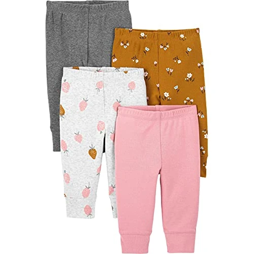 Offre limitée : Simple Joys by Carter's Infant-and-Toddler-Pants (Lot de 4) Bébé Fille de 22.14 EUR à 9.52 EUR (remise 57%)