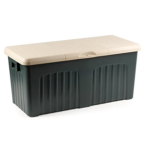Offerta a tempo: Dmora Baule Foligno, Contenitore portaoggetti multiuso, Baule moderno, 100% Made in Italy, 125x57h56 cm, Grigio - 46% da 78.99 € a 42.99 €