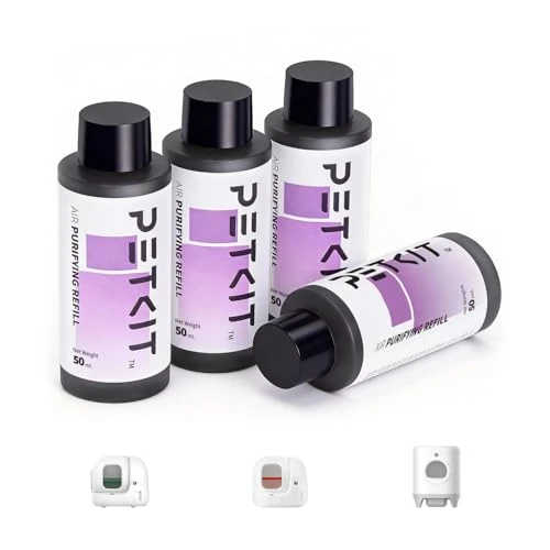 Offre limitée : PETKIT Recharges Purifiantes pour éliminer Les Odeurs, pour PuraX PuraMax 2 Litière Autonettoyante pour Chats,4 flacons de 24.99 € à 20.99 € (16% de remise)
