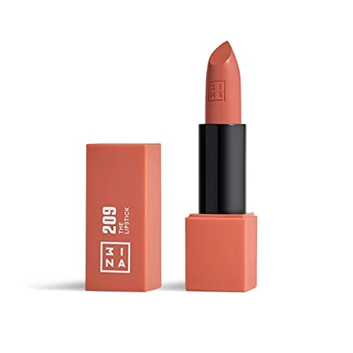 Offerta a tempo: 3INA MAKEUP - The Lipstick 209 - Pesca Nudo - Rossetto Matte - Alta Pigmentazione - Rossetti Cremosi - Profumo di vaniglia e custodia magnetica - Lucido e Mat - Vegan - Cruelty Free - 39% da 17.95 € a 11.00 €