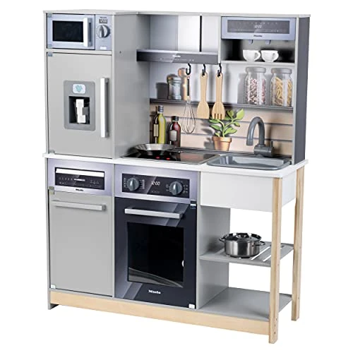 Limitiertes Angebot: Theo Klein 7194 Miele Family Küche I Holzküche mit Küchengeräten I Herd inkl. Licht-und Soundfunktion I Inkl. Spielküchen-Zubehör I Spielzeug für Kinder ab 3 Jahren von 149.99 EUR auf 109.99 EUR (Spare 27%)