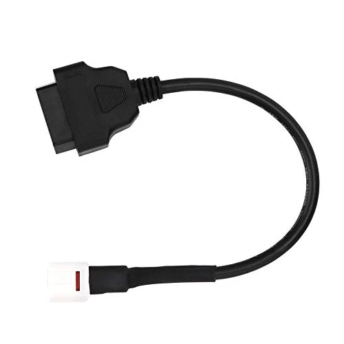 Obd2 4 pines a OBD2 Código de error error Moto Cable de diagnóstico Conector, adaptador cable diagnóstico para escáner para moto, apto para Yamaha