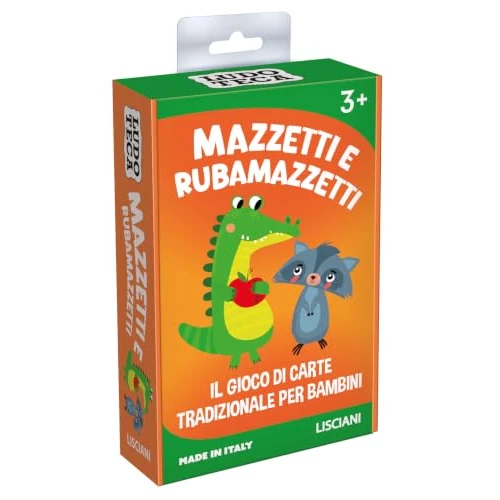 Offerta a tempo: Liscianigiochi, Ludoteca Le Carte dei Bambini Mazzetti e Rubamazzetti Gioco di società, Multicolore, 85804 - 26% da 6.50 € a 4.79 €