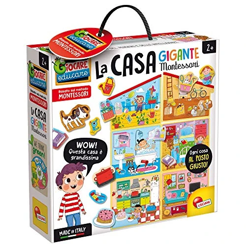 Limited-time offer: Lisciani - MONTESSORI GIANT HOUSE GAME - Educational Game for Preschoolers Age 3–6 - Explore the Giant House and Learn Daily Routines - Stimulates Logic, Vocabulary and Early Learning Skills from 14.99 £ to 14.99 £ (save 0.00%)