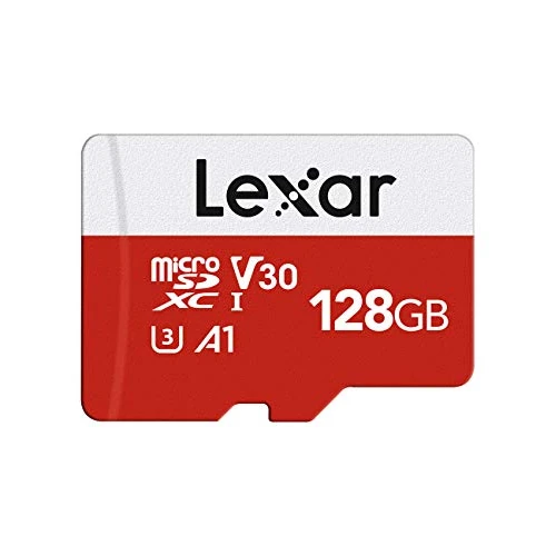 Limited-time offer: Lexar Micro SD Card 128GB, Micro SD Card up to 100MB/sec(R), MicroSDXC Memory Card with SD Adapter, A1, U3, C10, V30, Micro SD Card for Nintendo Switch, GoPro, Smartphone, Tablet, Camcorder from 29.57 £ to 29.57 £ (save 0.00%)