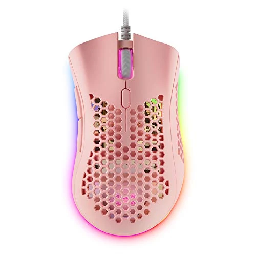 Limited-time offer: Mars Gaming MMEX Pink, RGB Gaming Mouse, 32K DPI, Feather Cable, Optical Switches, one size, MMEXP from 37.22 GBP to 37.22 GBP (save 0%)