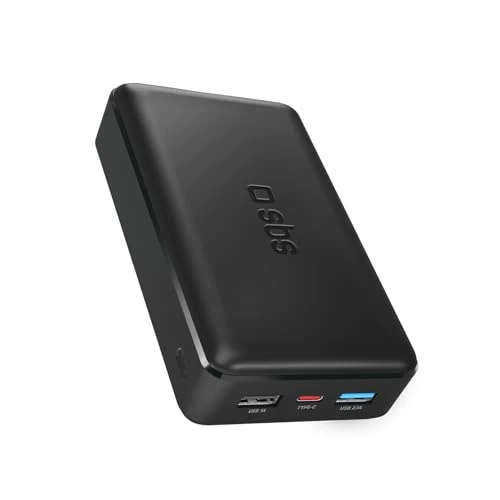 Offerta a tempo: SBS PowerBank 20K SLIM, 20000mAh, Intelligent Charge (IC) - 36% da 24.99 € a 15.99 €