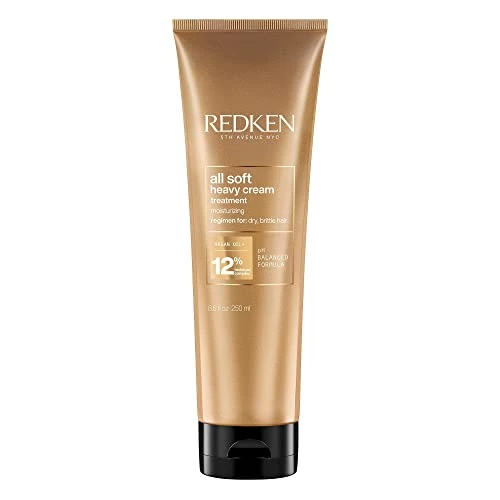 Tijdelijke aanbieding: Redken, Voor Droog en Breekbaar Haar, Revitaliseert en Hydrateert, Met Arganolie, All Soft Heavy Cream, 250 ML van 40.50 € naar 31.12 € (23% korting)