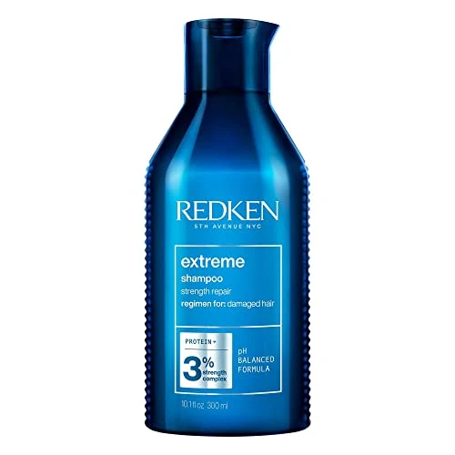 Offerta a tempo: Redken |Shampoo professionale Extreme, Trattamento fortificante per capelli danneggiati, 300 ml - 0.00% da 16.34 € a 16.34 €