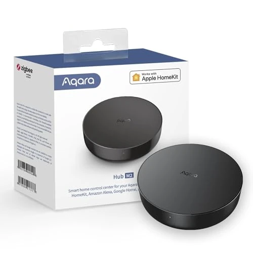 Offerta a tempo: Aqara Smart Home centrale, M2, Smart Home Bridge per telecomando a infrarossi, automazione domestica, compatibile con Alexa, Google Assistant, Apple HomeKit e IFTTT (HM2-G01) - 37% da 59.99 € a 37.89 €