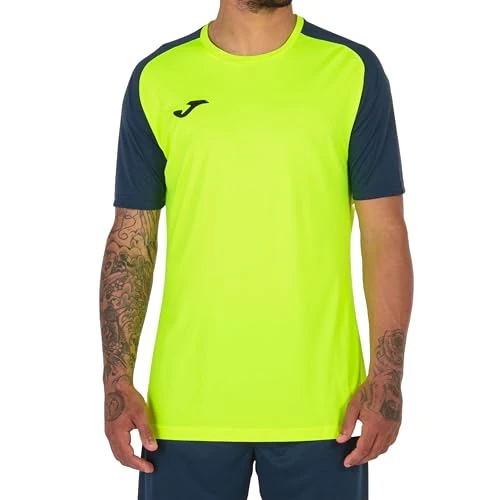 Joma - Camiseta Deportiva Manga Corta Hombre , 7XS -2XL - Ligera y Transpirable, Ideal para Todo Tipo de Deporte - Academy IV