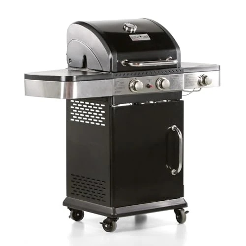 Offerta a tempo: Brigros - Barbecue a Gas DALLAS con Rotelle, 3 Fuochi, Potente e Pratico, Sistema di Pulizia Facile, Grigli 60 x 42 cm - 0.00% da 269.00 € a 269.00 €