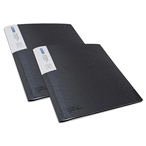 Oferta limitada: Rapesco 1644 Carpeta de Presentación con 40 Fundas, Negro, 2 Carpetas de 12.25 € a 8.61 € (ahorro 30%)
