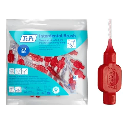 Offerta a tempo: Scovolino TePe, Original, Rosso, 0.5mm/ISO 2, 20pz - 0.00% da 16.40 € a 16.40 €