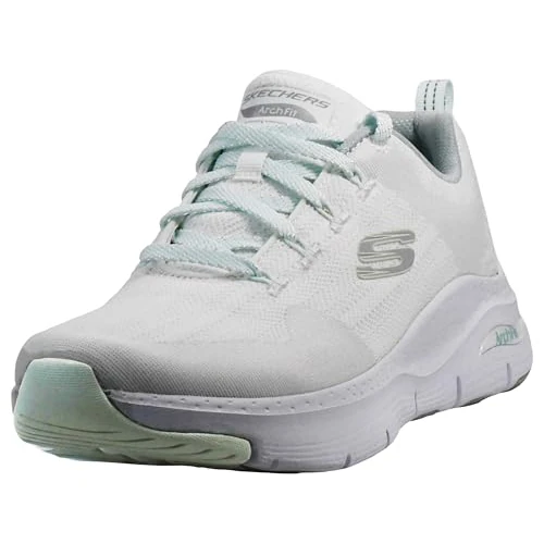 Skechers Arch Fit - Comfy Wave - Bianco/Menta Tessile