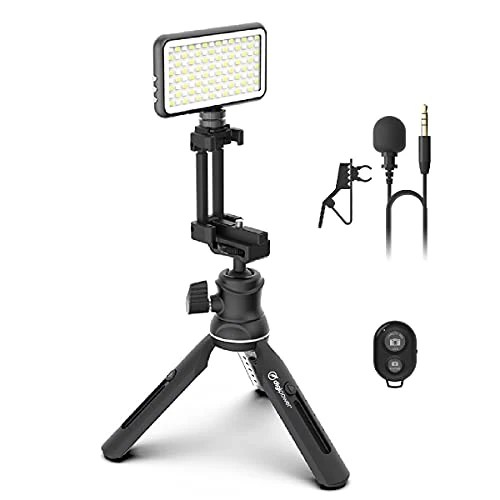 Offre limitée : DigiPower - The Instructor - Kit vidéo Professionnel (Comprend Un Microphone, Une lumière LED, Un trépied et Un Support pour téléphone) de 74.61 € à 74.61 € (0.00% de remise)