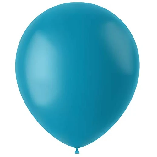 Folat - Ballons Calm Turquoise Matt 33cm - 100 pièces