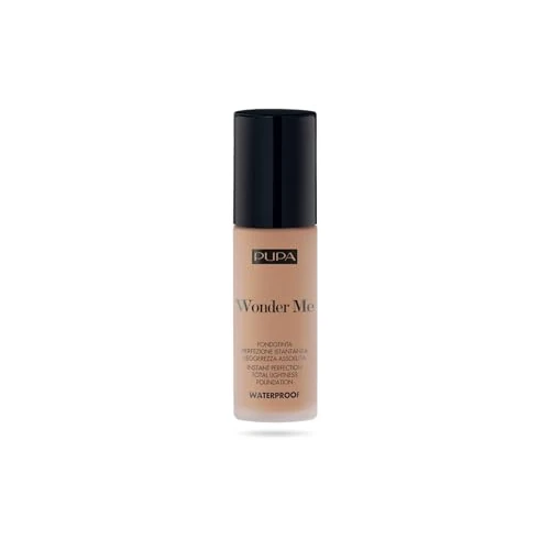 Offerta a tempo: Pupa Fondotinta Fluido Waterproof Wonder Me (060 Biscuit Warm) - Fondotinta Perfezione istantanea e Leggerezza assoluta, lunga Durata, resiste all’Acqua e all’Umidità - Formato 30 ml - 42% da 25.90 € a 15.00 €